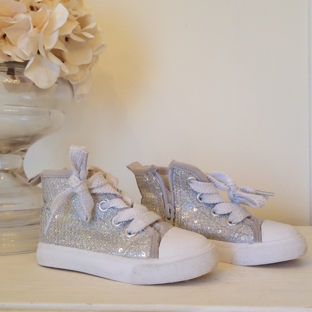 Sequin sneakers toddler